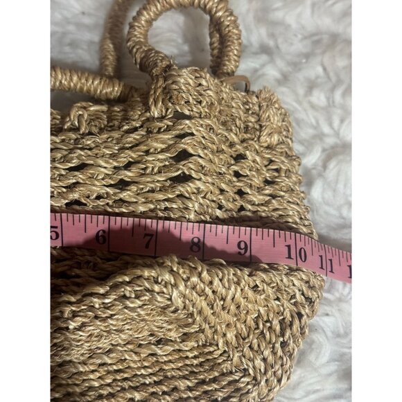 Vintage Esprit Woven Wicker Raffia Purse Bag - Picture 6 of 7